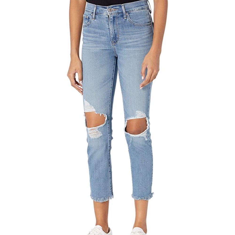 Levi's Women's 724 High Rise Straight Crop Jeans